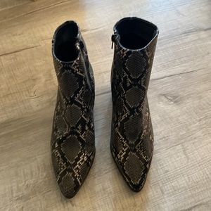 Madden Girl Snakeskin Booties